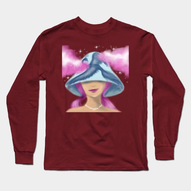 Pink cloudy Long Sleeve T-Shirt by Ganna_Panna